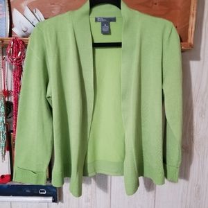 89th & Madison Lime Green Sweater SZ M